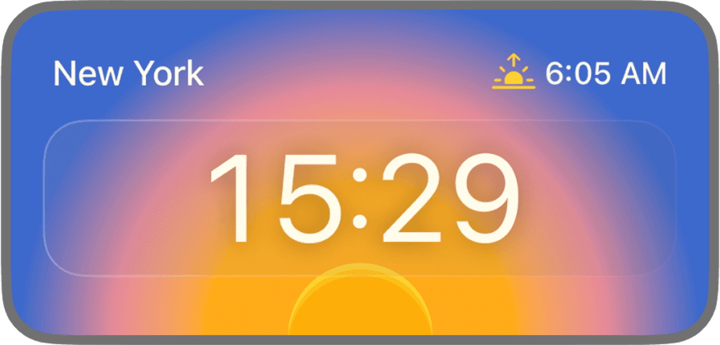 Sunrise Widget